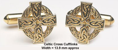 Celtic Cross Cufflinks
