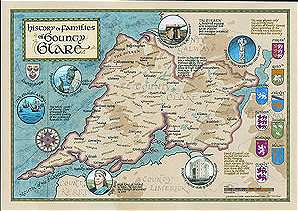 Irish Maps: Ancestral Map of Clare