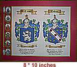 Double Print with Family Crest
