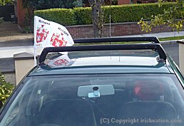 Family Crest Car Flag