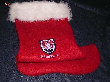 Family Crest Christmas Stocking