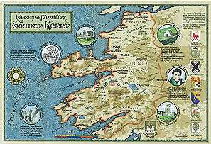 Irish Maps: Ancestral Map of Kerry