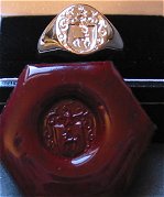 Deep Engraving, Reversed Image and Sealing Wax
