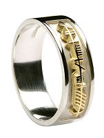 Ogham ring: 'My Soul Mate'