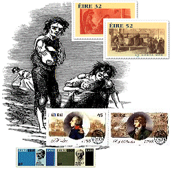 Irish History Postage Stamps